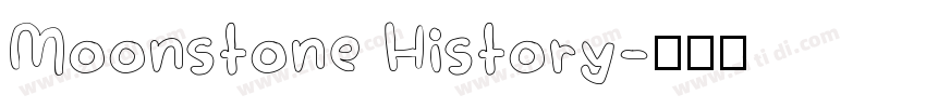 Moonstone History字体转换
